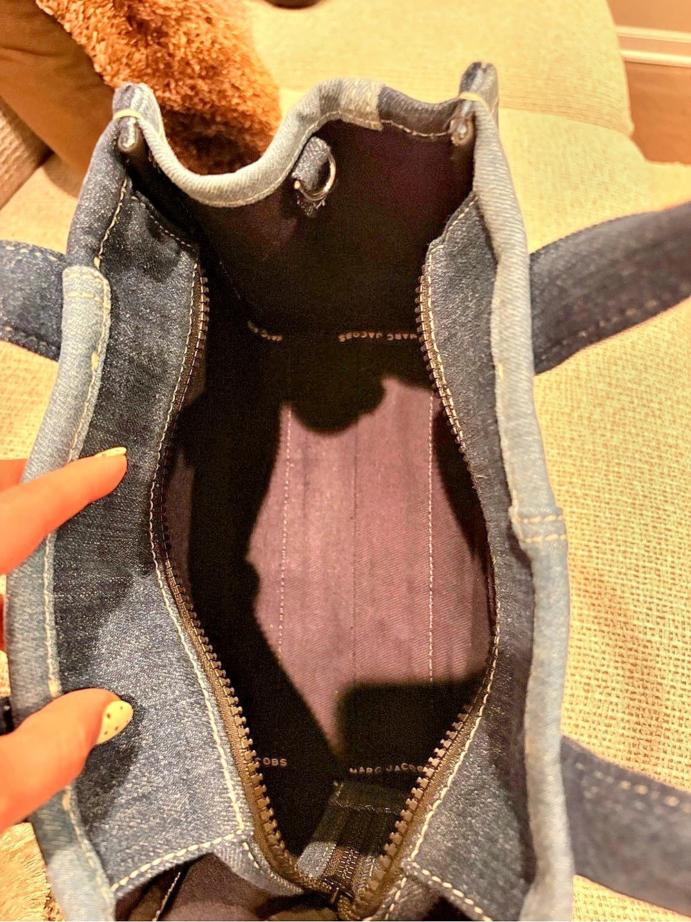 ✨Marc Jacobs (EUC) The Denim Small Tote Bag Patchwork✨ - Picture 10 of 10